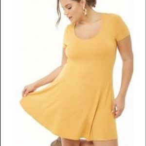 Mustard dress